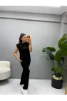 Vatkalı Dantel Detaylı İkili Takım
