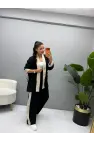 Aksesuar Detaylı Bel Büzgülü İkili Takım