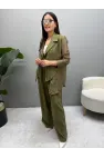 Valeska Tensel Ceket Pantolon Takım