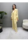 Valeska Tensel Ceket Pantolon Takım
