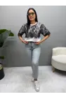 Tasarım Dantelli T-Shirt