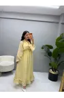 Coraline Gold Toka Detaylı Elbise