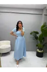 Armut Yaka Tokalı Elbise