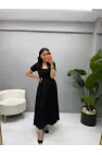 Armut Yaka Tokalı Elbise
