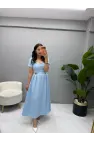Armut Yaka Tokalı Elbise