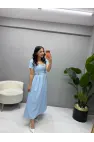 Armut Yaka Tokalı Elbise