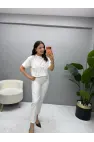 Lale Nakışlı T-Shirt