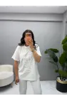 Lale Nakışlı T-Shirt