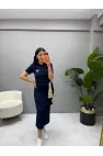 Bağlama Detaylı Modal Elbise