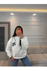 AB Nakışlı Üç İplik Sweatshirt