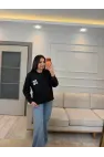 AB Nakışlı Üç İplik Sweatshirt