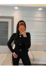 Aksesuar Detaylı Ottoman Kumaş Takım