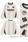 Boston Baskılı Sweatshirt