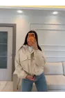 Çift Cep Kısa Ceket