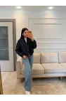 Çift Cep Kısa Ceket