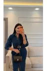 Denim Kot Elbise