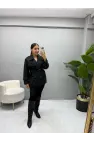 Deri Kemerli Kısa Trençkot