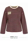 Different Çizgili Sweatshirt