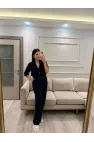 Düğme Detaylı Modal Eşofman Takım