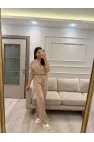 Düğme Detaylı Modal Eşofman Takım