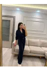 Düğme Detaylı Modal Eşofman Takım