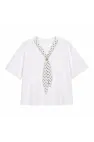 Fular Detaylı T-Shirt