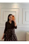 Gömlek Bağlama Detaylı Elbise