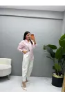 Julia Kemerli Pensli Pantolon