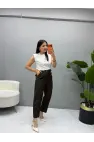 Julia Kemerli Pensli Pantolon