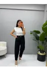 Julia Kemerli Pensli Pantolon