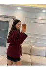 Kemer Detaylı Kaşe Kaban