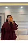 Kemer Detaylı Kaşe Kaban