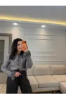 Kolu Püskül Detaylı Triko Hırka