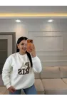 Leopar Paris Üç İplik Sweatshirt