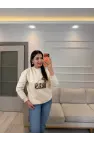 Leopar Paris Üç İplik Sweatshirt