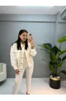 Lida Gabardin Triko Detay Ceket