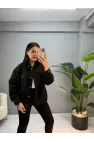 Lida Gabardin Triko Detay Ceket