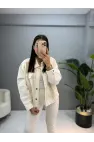Lida Gabardin Triko Detay Ceket