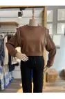 Minsti Omuz Zincirli Sweatshirt
