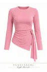 Modal Toka Detaylı Uzun Kol Sweatshirt