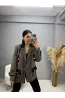 Mrka Muadil Balık Sırtı Blazer Ceket