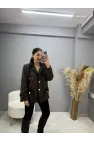 Mrka Muadil Balık Sırtı Blazer Ceket