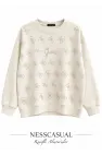 Orj Gues Taşlı Sweatshirt