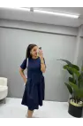 Orj Marka Poplin Mix İnterlok Elbise
