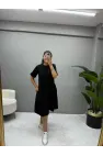 Orj Marka Poplin Mix İnterlok Elbise