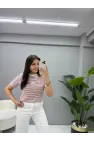 Orj Mrka Alo Çizgili T-Shirt