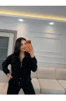 Oysh Ön Cepli Fermuarlı İkili Takım
