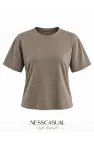 Oysh Simli Kısa Kol T-Shirt