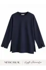 Oysh Yırtmaç Detaylı Sweatshirt