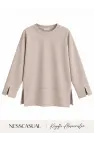 Oysh Yırtmaç Detaylı Sweatshirt